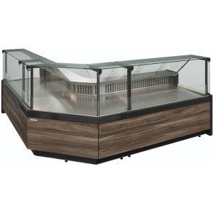 Витрина морозильная Carboma GC111 SL 2,0‑1 (1008 Темный дуб) (без боковин) - Изображение 4