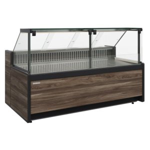 Витрина морозильная Carboma GC111 SL 2,0‑1 (1008 Темный дуб) (без боковин)