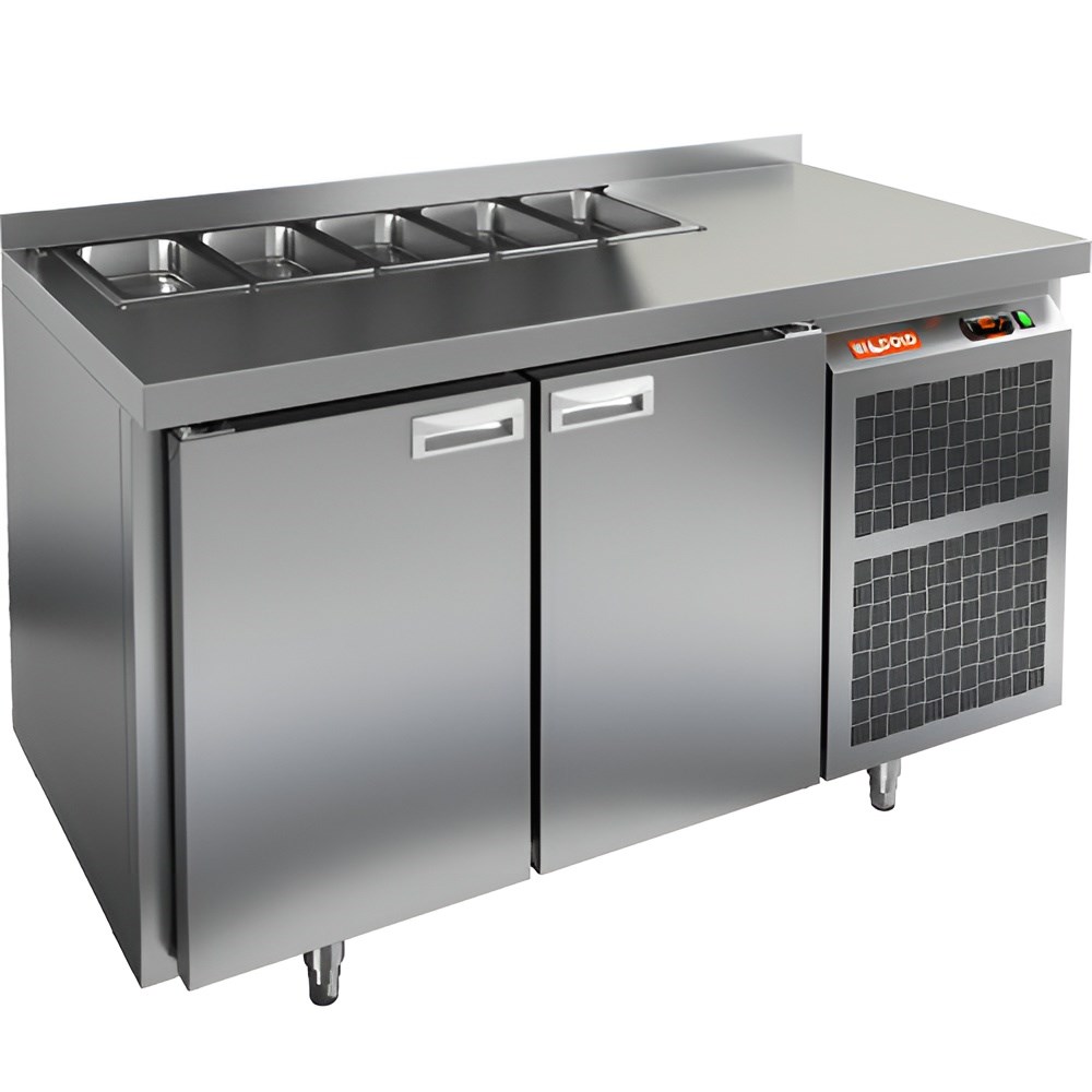 Стол холодильный для салатов HiCold SL1-11GN (1/3) без крышки