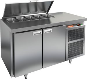 Стол холодильный для салатов HiCold SL1-11GN (1/3) О с крышкой