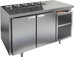 Стол холодильный для салатов HiCold SL1-11SN (1/3) О без крышки