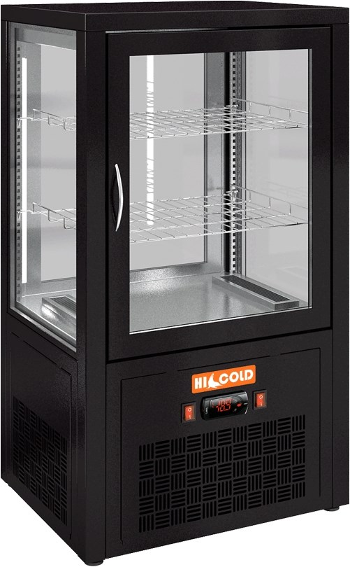 Витрина холодильная настольная  HICOLD VRC T 70 Black