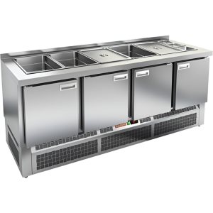 Стол холодильный для салатов HiCold SLE3-1111GN без крышки