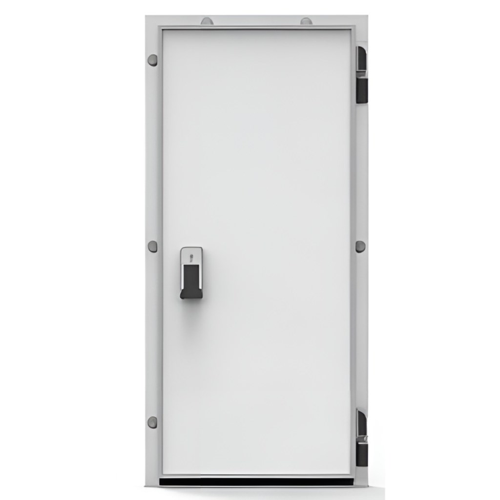 Дверь холодильная распашная одностворчатая НТ-РДО-800*1900/120 (с металлической рамой)