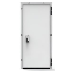 Дверь холодильная распашная одностворчатая НТ-РДО-1200*1900/120 (с металлической рамой)