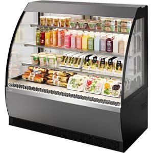 Витрина кондитерская Chilz VETE OFT 130 серый матовый, шлифованная нержавейка