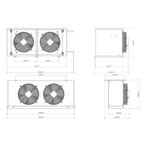 Сплит-система холодильная низкотемпературная Intercold LCM 443 FT (опция -10° С)  - Изображение 4