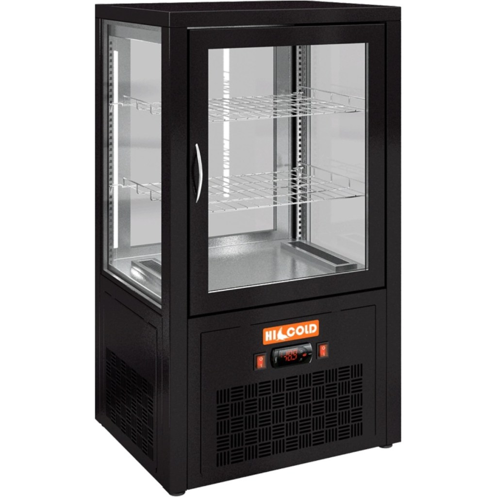 Витрина холодильная настольная  HICOLD VRC T 70 Black