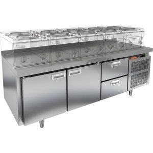Стол морозильный HiCold SN 112/BT LT под тепловое оборудование