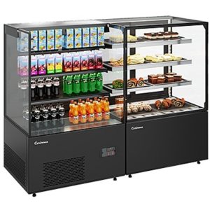 Витрина кондитерская Carboma KC78-110 VV 0,9-2 (открытая) (9005)