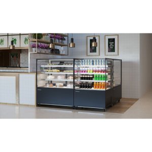 Витрина кондитерская Carboma KC78-130 VV 1,2-2 (открытая) (9005) - Изображение 3