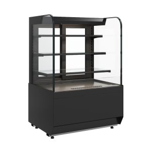 Витрина кондитерская Carboma KR70 VM 1,3-2 Standard (9005) открытая