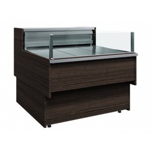 Витрина холодильная Carboma GC110 SM 1,25-2 (ВХСо-1,25 Carboma CG 110) (1005 венге)