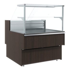Витрина морозильная Carboma GC110 SL 1,25-1 (ВХСн-1,25 Carboma GC 110) (1005 венге)