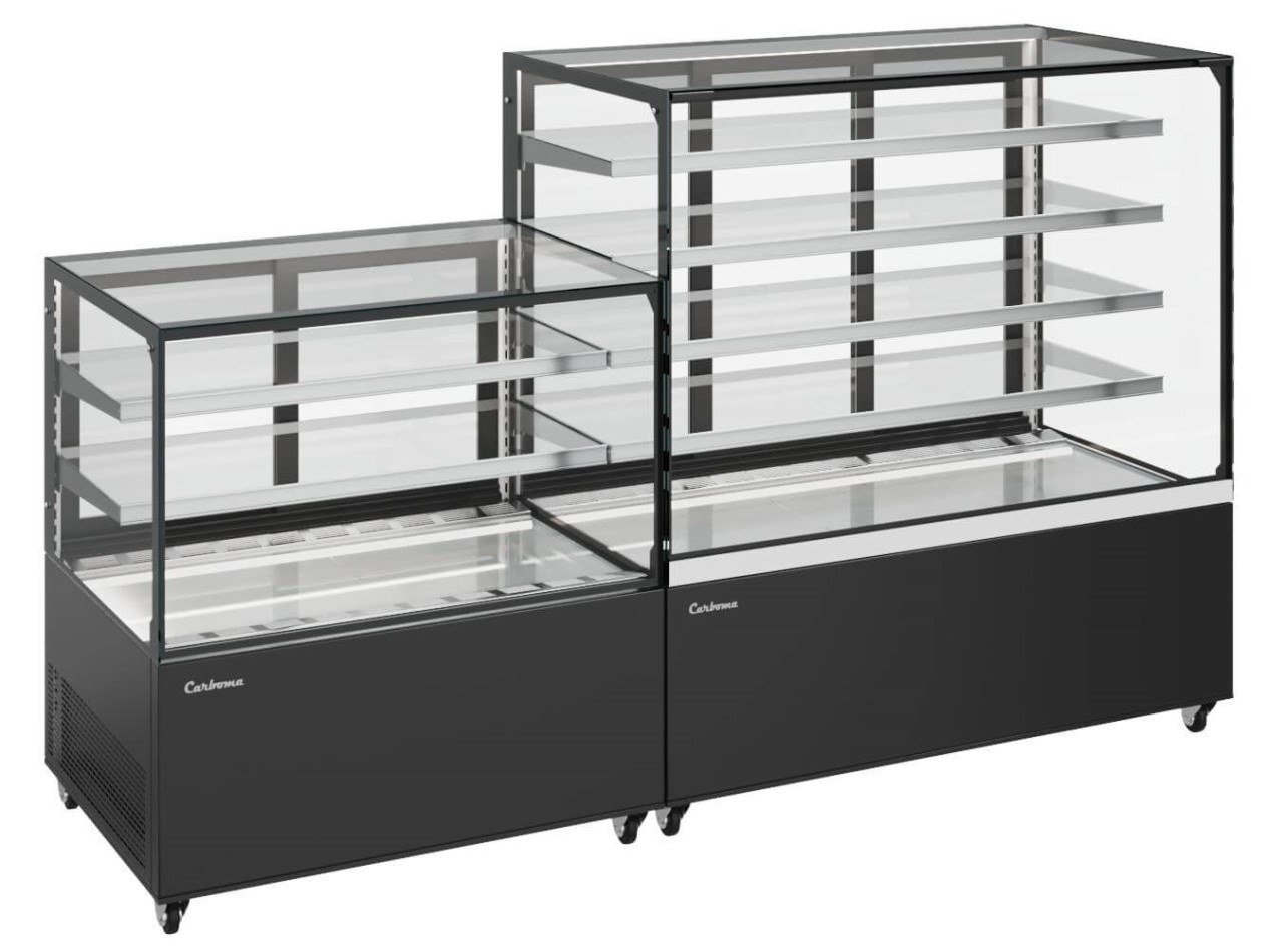 Витрина кондитерская Carboma KC84-130 VV 1,2-1 (9005) - Изображение 7