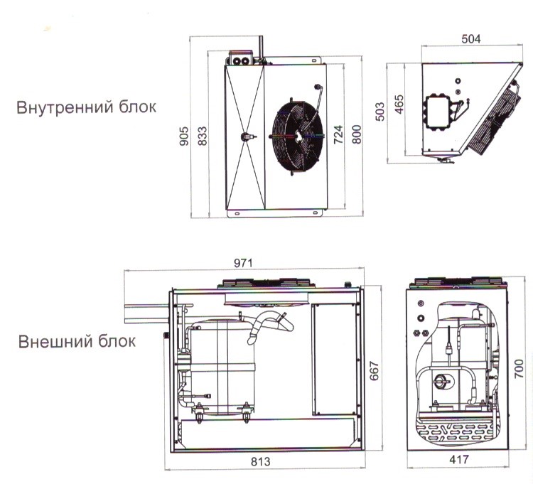 Сплит-система холодильная низкотемпературная Polair SB 331 S - Изображение 2