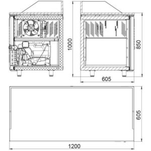 Стол холодильный для пиццы Polair TM2pizza-GC - Изображение 3