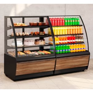 Витрина кондитерская Carboma K70 ВХСв-1,3д (K70 VV 1,3-1 STANDARD Люкс FLANDRIA) - Изображение 12