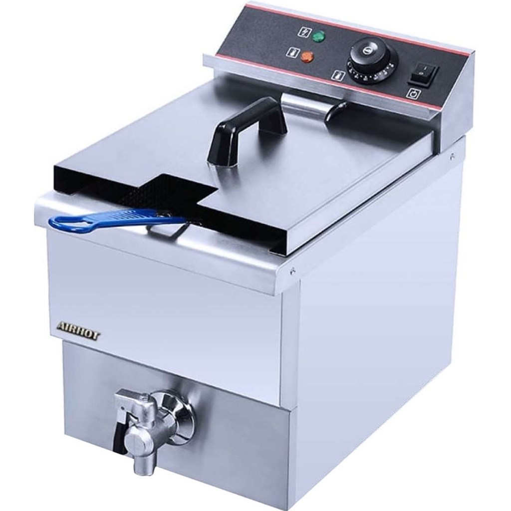 Фритюрница электрическая AIRHOT EF10T с краном