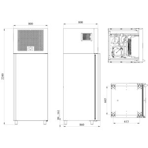 Шкаф шоковой заморозки Polair CRt20-G - Изображение 3